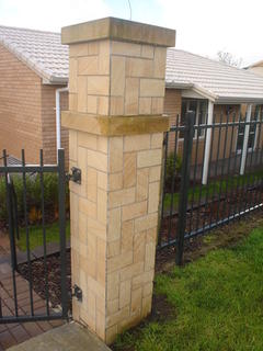 Stone Gate Column